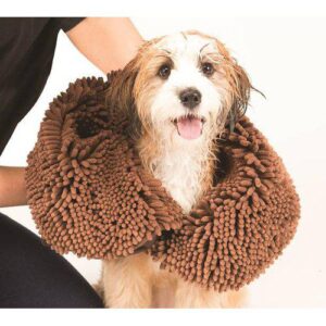 DGS - Mikrofiberhåndklæde til hunde- Brun