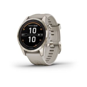 Garmin Fēnix 7S Pro Sapphire Solar - GPS Multisport Smartwatch, 42mm, Unisex, Topo-kort