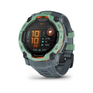 Garmin Instinct 3 - 50 mm AMOLED Ur i Grøn til Løb og Outdoor