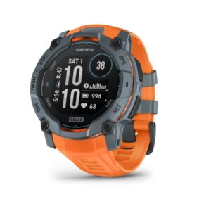 Garmin Instinct 3 - 50 mm Solar GPS Ur i Orange til Løb og Outdoor