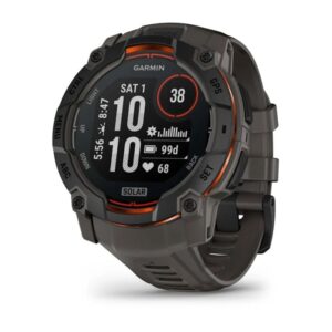 Garmin Instinct 3 - 50 mm Solar GPS Ur til Løb og Outdoor, Unisex