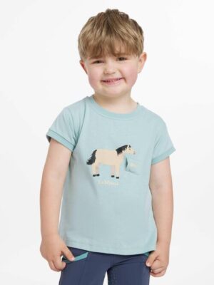 LeMieux Mini Alex T-shirt - Aqua - 3-4 år