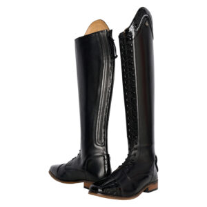 Ridestøvler IRHOlania Dressage Regular/Smal Sort-Sort Croco (37)