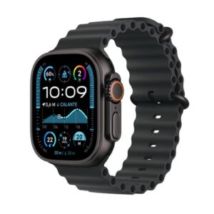Apple Watch Ultra 2 Gps + Cellular 49mm Black Titanium Case With Black Ocean Band Sort