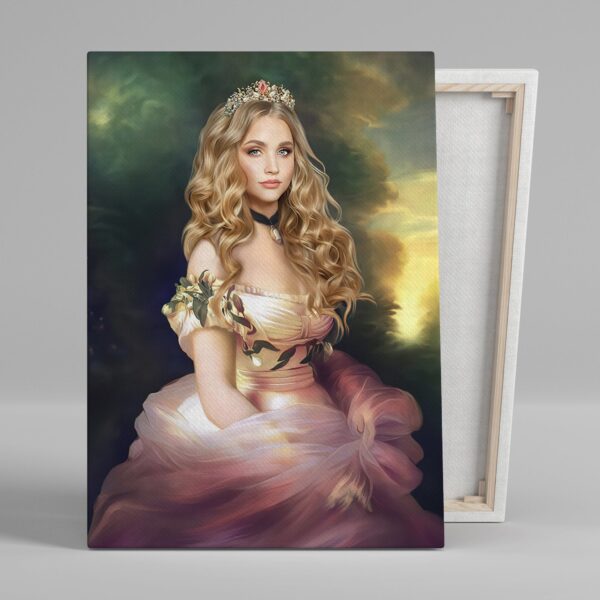 Bright Queen - Personligt maleri - Monteret lærred / 50x70 (Bestseller)