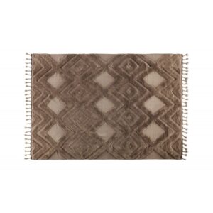 Dahlia Tæppe - Mørkebrun