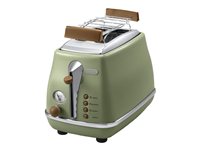 De'Longhi Icona Vintage CTOV 2103.GR Brødrister Grøn