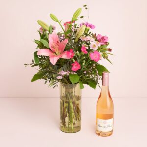 Den kærlige tanke til mor med Reine des Fleurs Rosé