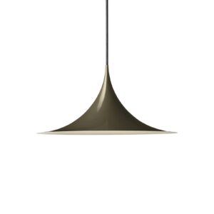 GUBI Semi-pendel, ⌀ 30 cm, blank kakaobrun