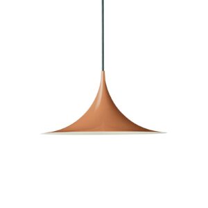 GUBI Semi pendel, ⌀ 30 cm, græskar-rust brun blank