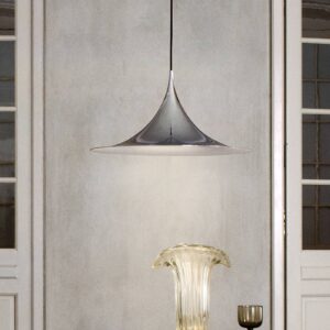 GUBI Semi-pendel, ⌀ 60 cm, krom