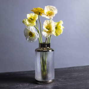 KARE Vase LA Noble, h⌀jde 30 cm, glas, guld/klar, håndlavet