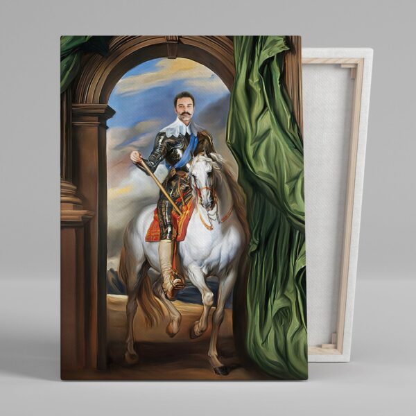 Kavaleren - Personligt maleri - Monteret lærred / 50x70 (Bestseller)