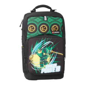 LEGO Ninjago Dragon Power Optimo Skoletaske Sort-Grøn 20238-2401