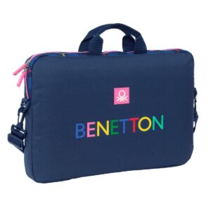 Laptop Case Benetton Damero Marineblå 40 x 27 x 4 cm