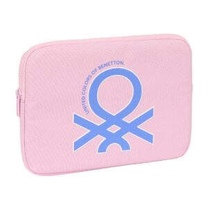 Laptop cover Benetton Pink Pink (31 x 23 x 2 cm)