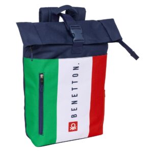 Laptop rygsæk Benetton Flag Marineblå 28 x 42 x 13 cm