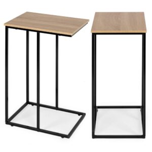 Mobilt sidebord til bærbar computer med metalstel