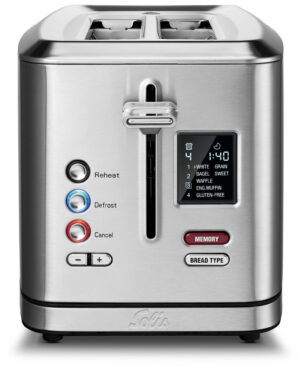 Solis Flex-Toaster Brødrister m/Bolle Varmer 950W (2 skiver)