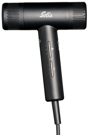 Solis Hair Perfection Hårtørrer - 1600W, Ionic - Sort