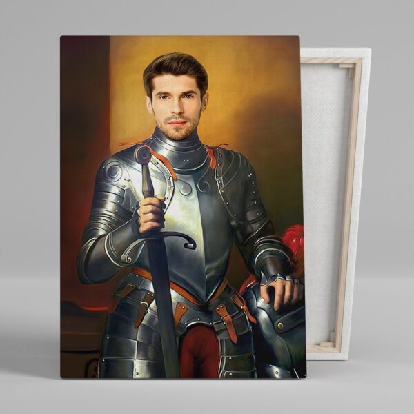 The Noble Knight - Personligt maleri - Monteret lærred / 50x70 (Bestseller)
