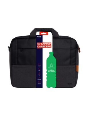 Trust Lisboa 16'' Laptop Carry Bag - Black