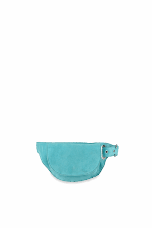 Eliza belt - Farve: Turquoise - 100% genuine suede leather - SILFEN Studio