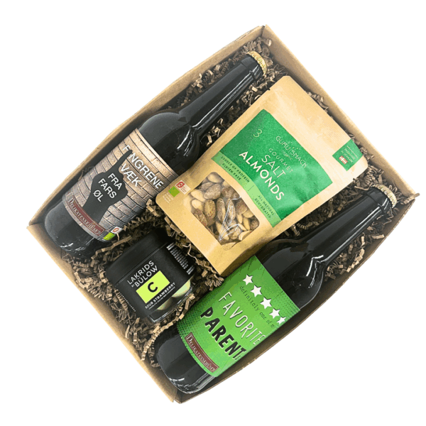 Gave til far | Med sjove øl og snacks