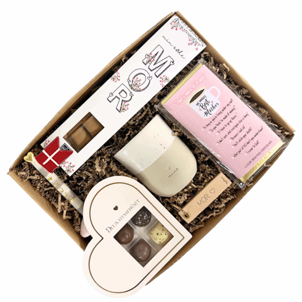 Gave til mor | Med mor-krus og massere af chokolade