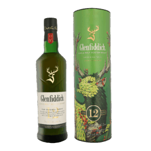 Glenfiddich 12 Years Limited Festive Design 0.70 liter Whisky med gaveæske
