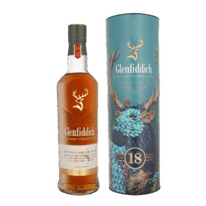 Glenfiddich 18 Years Limited Festive Design 0.70 liter Whisky med gaveæske