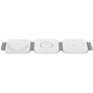 Goobay 3-i-1 Foldbar Trådløs Oplader (15W)