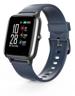 Hama Fit Watch 4900 Smartwatch - 1,3" LCD, IP68, 210mAh, Bluetooth 5.0 - Sort/Blå