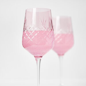 Hvidvinsglas 35 cl - Frederik Bagger - Crispy Madame Topaz, Pink - 2 stk. - Vinglas - Tilbud