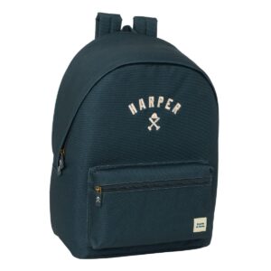 Laptop rygsæk Harper & Neyer Marineblå 31 x 44 x 18 cm