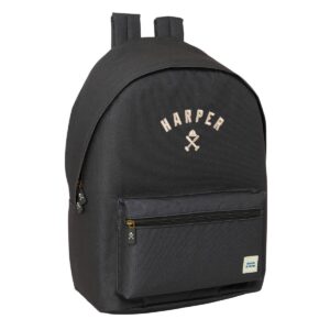 Laptop rygsæk Harper & Neyer +usb harper & neyer Sort 31 x 44 x 18 cm