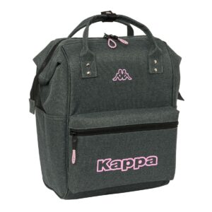 Laptop rygsæk Kappa Silver Pink Grå 27 x 40 x 19 cm