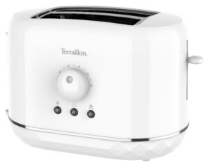 Terraillon Diamond Brødrister - 2 Skiver, 870W - Hvid