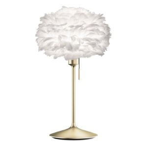 UMAGE Eos mini bordlampe, hvid/messing