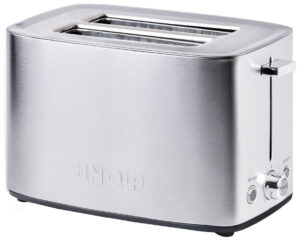 Unold Thommy Brødrister – 2 skiver, 850W, brødvarmer – Sølv