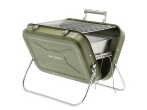 Xplore It - To go BBQ kulgrill 40 x 31,5 x 32 cm Army Stainless steel