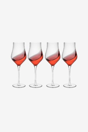 Zelected by Houze - Glas Grace Rosé klar 4-p - Transparent - Vinglas - - Homeroom