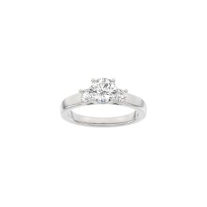 LUXURY Rund ring i 14 kt. hvidguld med lab-grown diamant– 1,33 ct