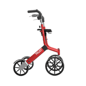 TrustCare Let’s Go Out Rollator | 2025 - Rød