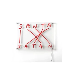 SELETTI - Santa-Satan LED-Sign