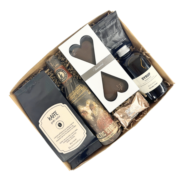 Gave med kaffe, øl og chokolade