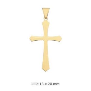 Kors vedhæng i 8 kt. guld. 13 x 20 mm. Small