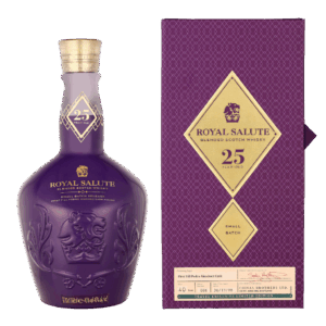 Royal Salute 25 Years Small Batch TRE 0.70 liter Whisky med gaveæske