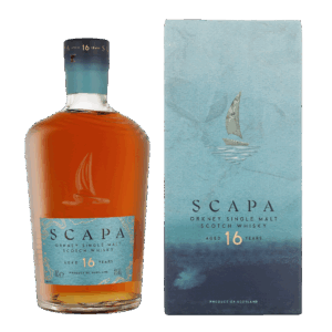 Scapa 16 Years 0.70 liter Whisky med gaveæske