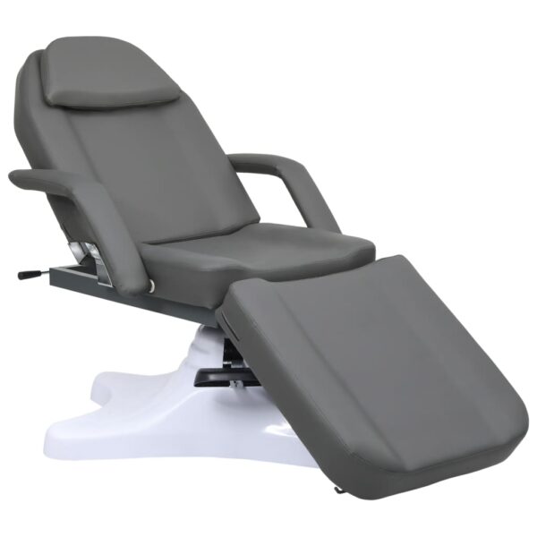 vidaXL massagebord 180x62x(86,5-118) cm grå